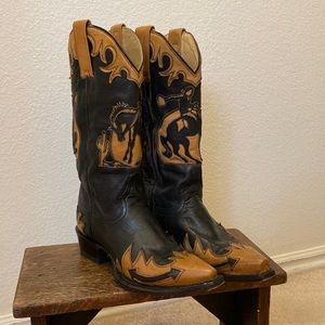 Stetson leather boots size 6 1/2